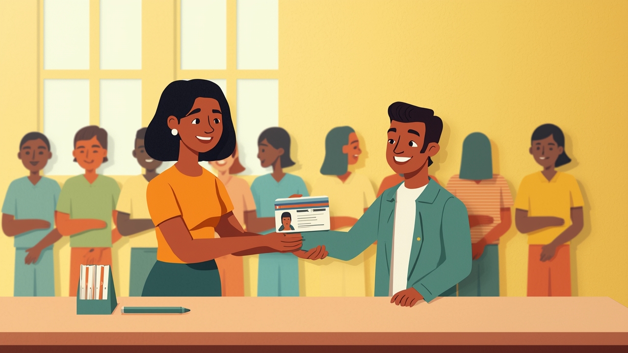 Citizens collect national IDs ahead of elections
