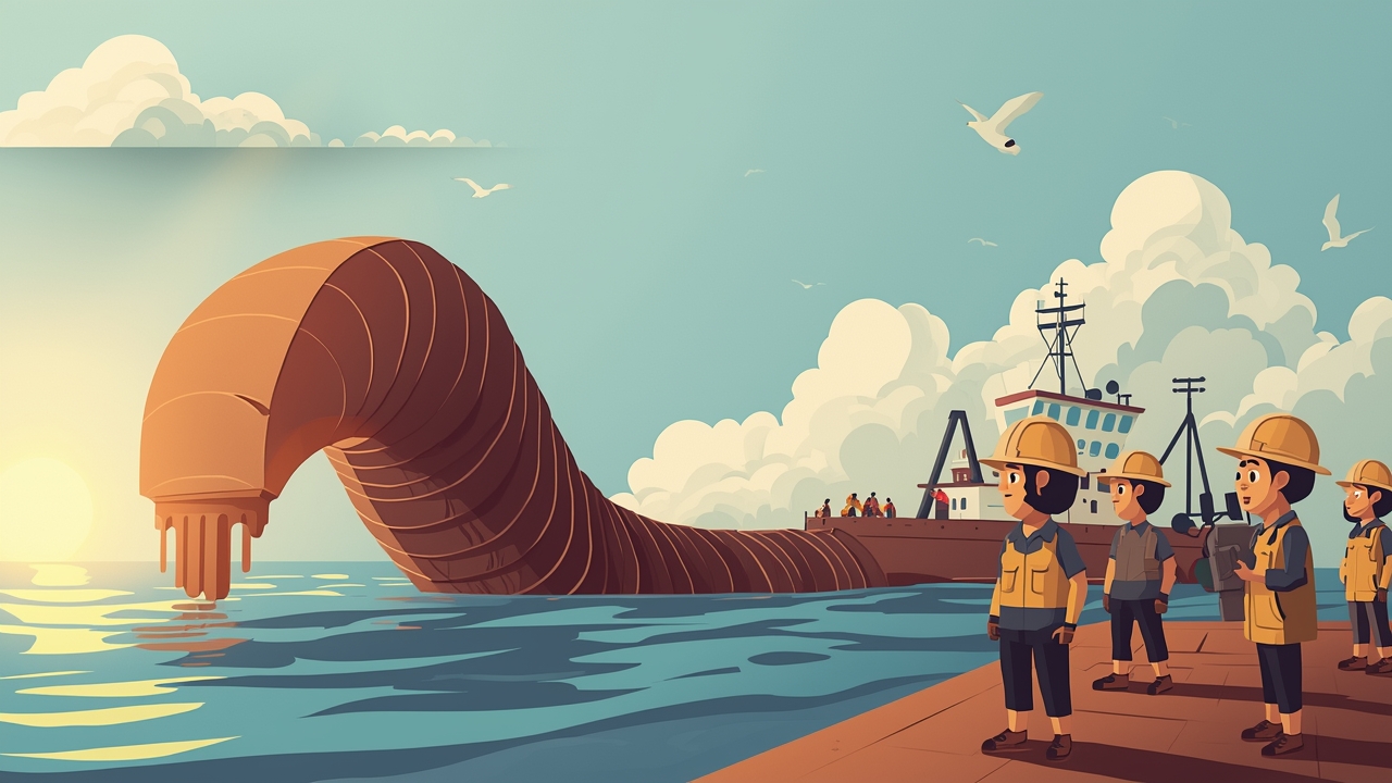 Pemex finishes seabed dredging after oil pipeline leak
