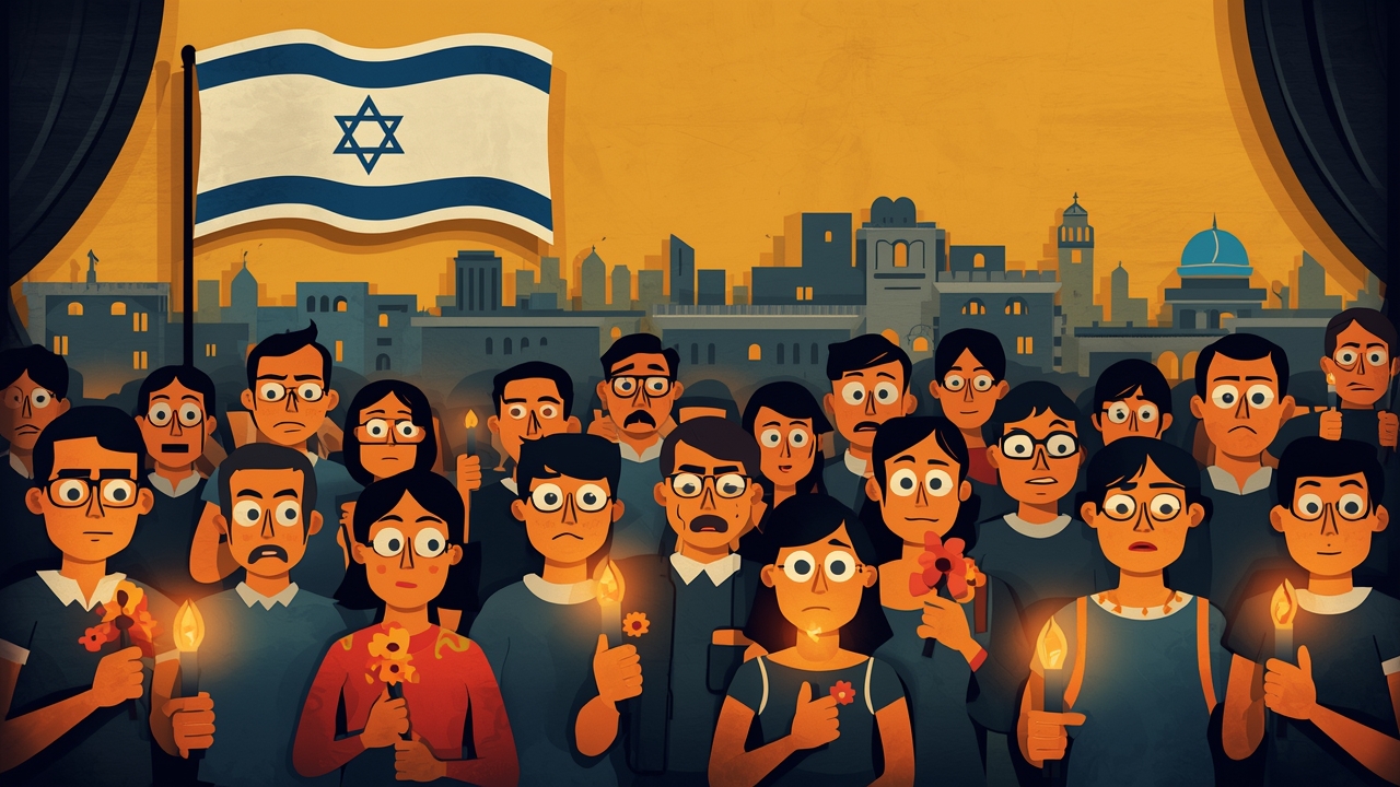 Israelis protest on anniversary of October 7 massacre