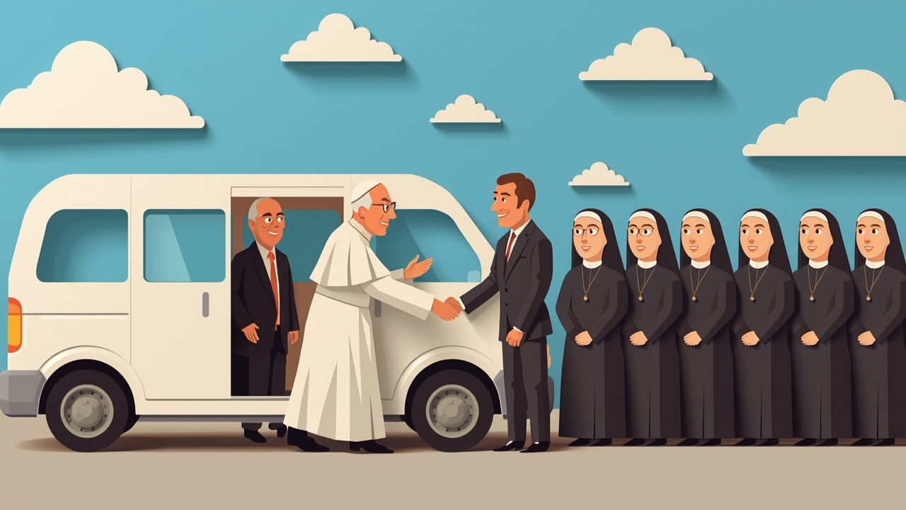 Pope Leo XIV arrives in France for diplomatic visit